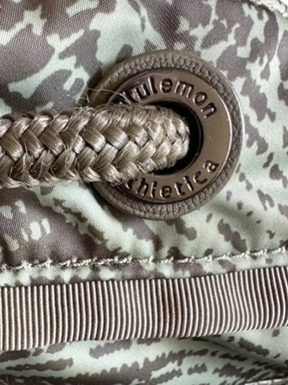 Lululemon Athletica Wanderlust Travel/Festival Bag - Olive/Gray - 9